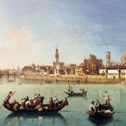 View af the Arno in Florence
